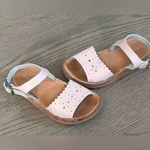 Freshly Picked Laguna Sandals Toddler Girls Size 6 Blush Pink Leather EUC